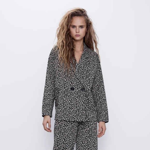 ZARA Print Blazer